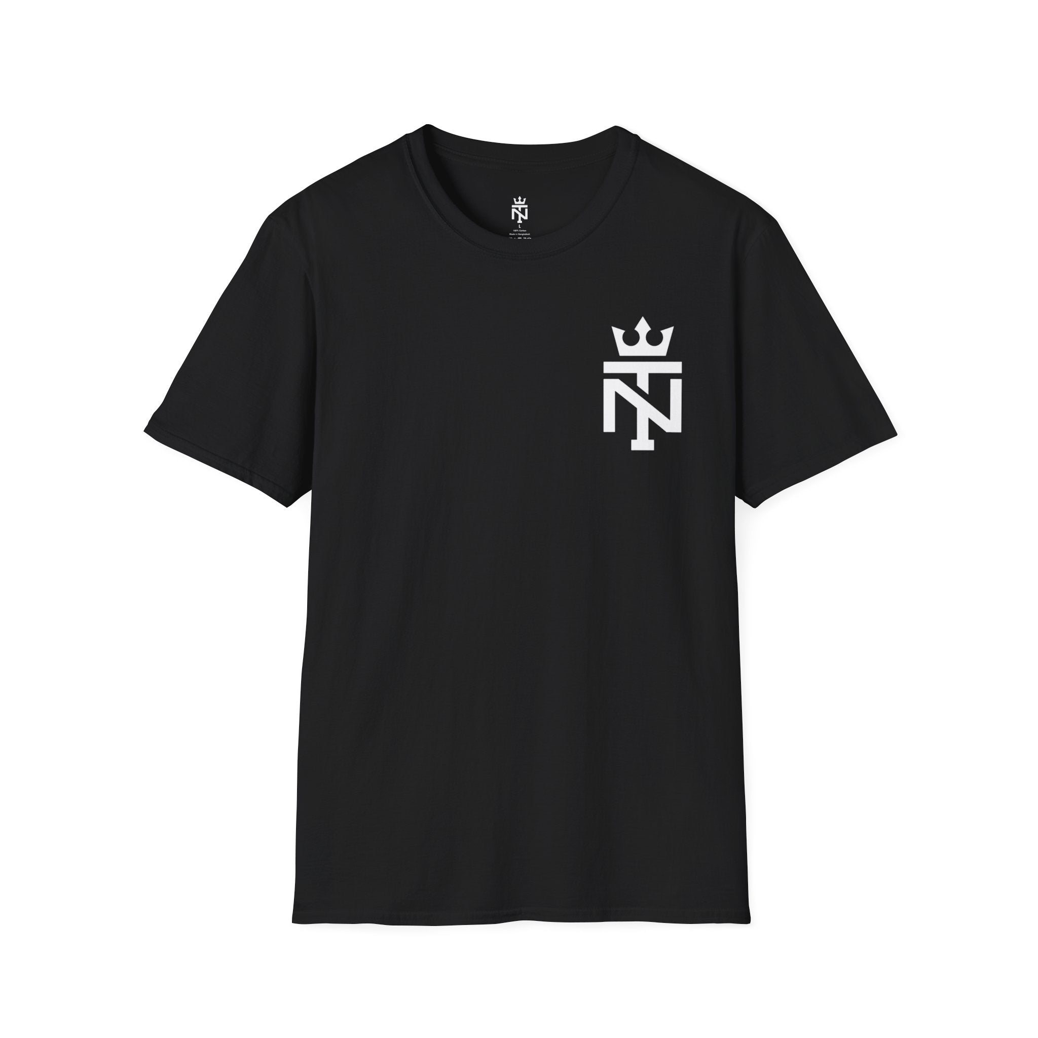 Crown N Logo T‑Shirt — Minimalist Monogram Tee